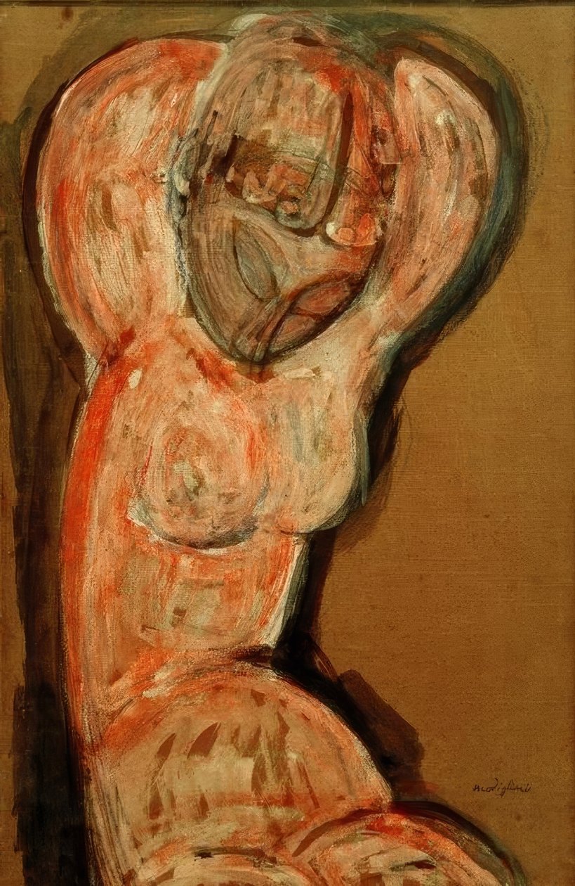 arbejdsskema af Amedeo Modigliani