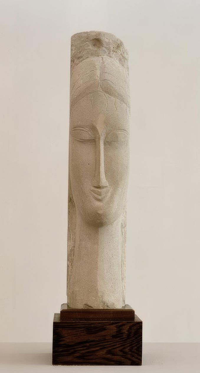 Hoved af en kvinde af Amedeo Modigliani