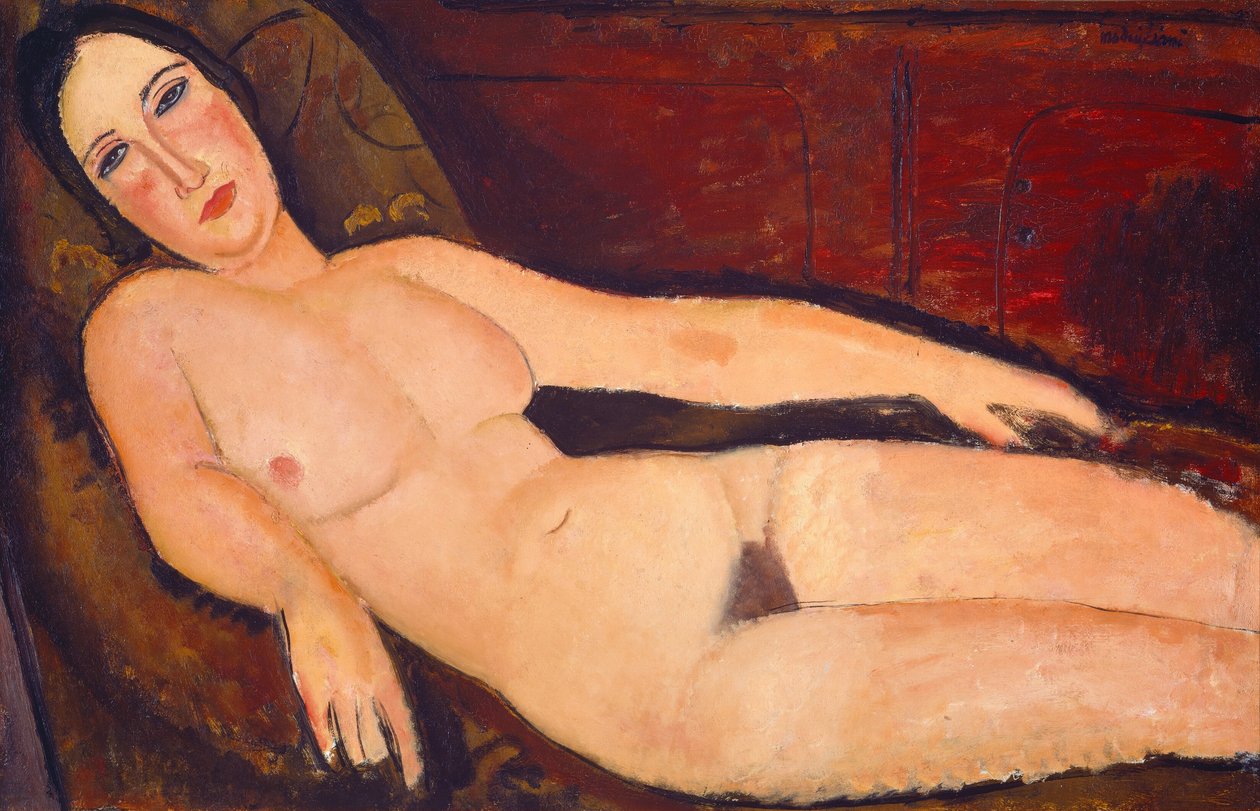 Nøgen på en Divan af Amedeo Modigliani
