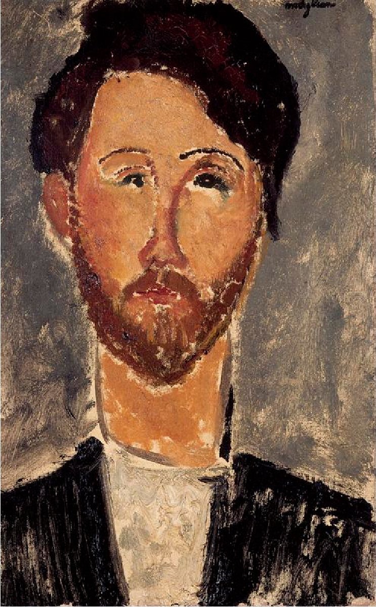 Portræt af Leopold Zborowski af Amedeo Modigliani