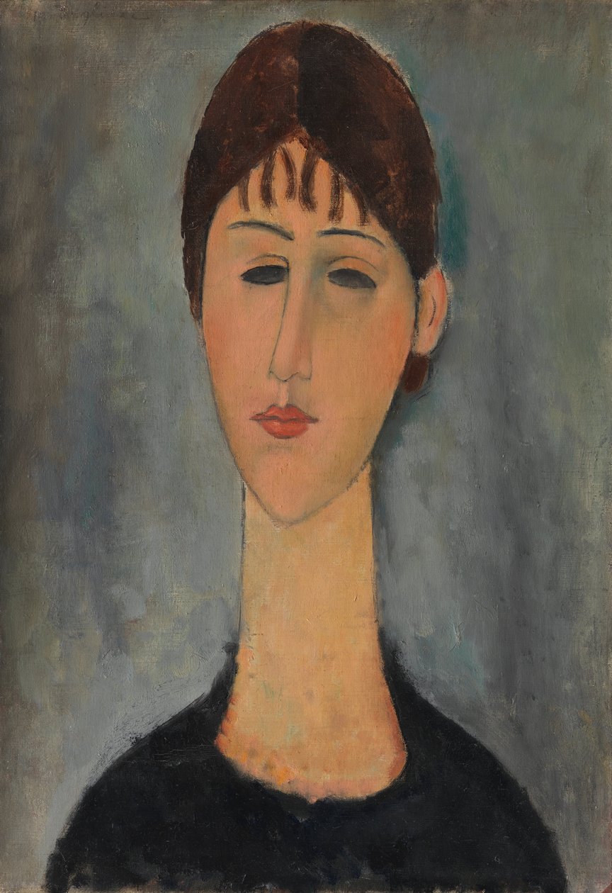 Portræt af fru Zborowska af Amedeo Modigliani