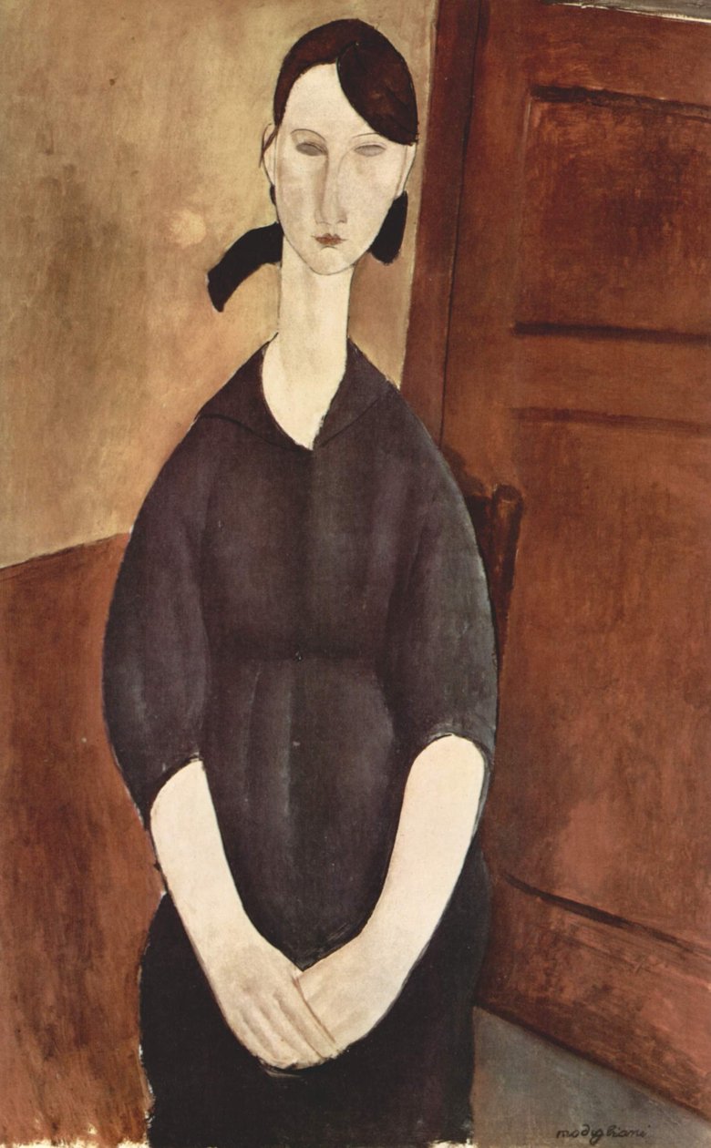 Portræt af Paulette Jourdain af Amedeo Modigliani