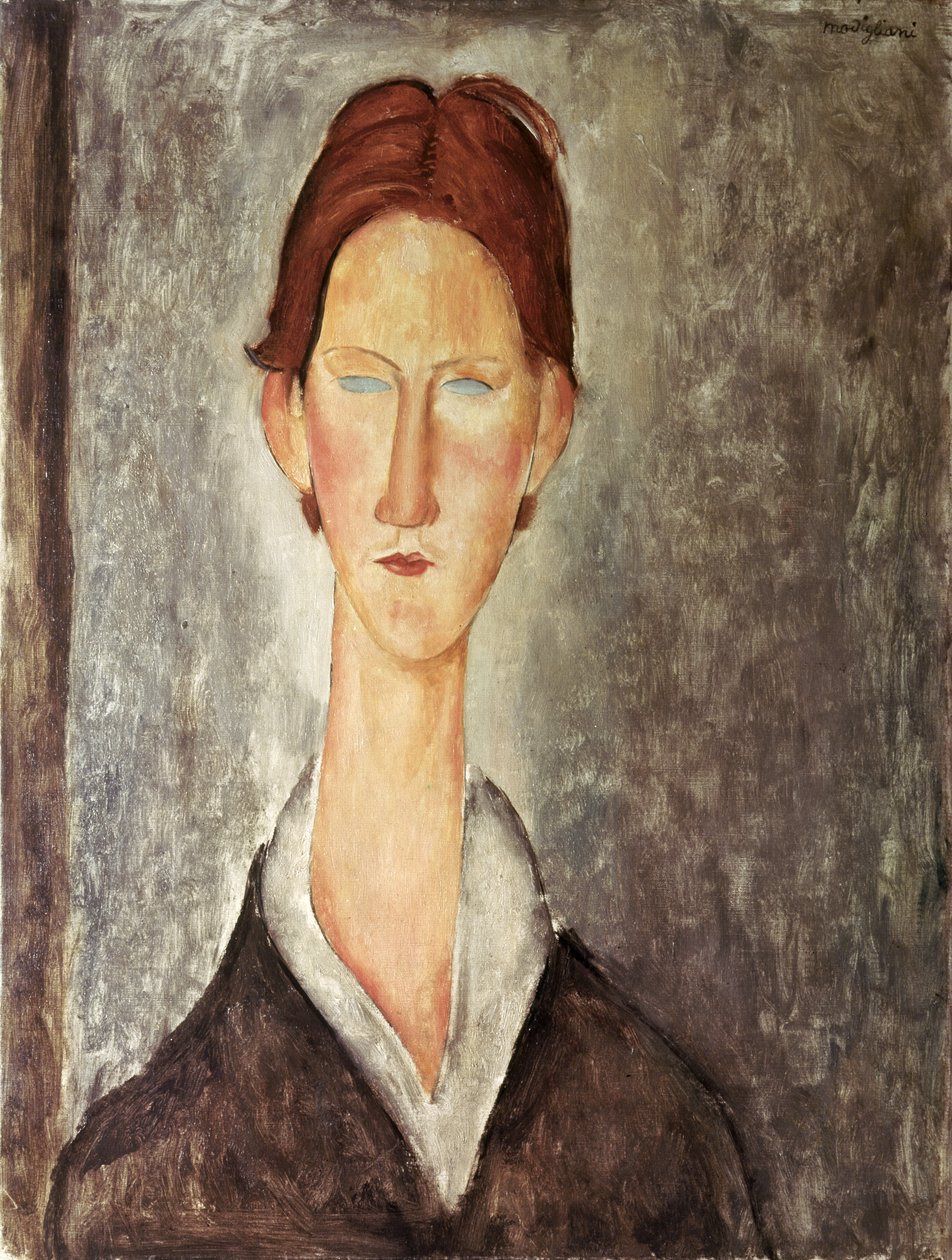 Portræt af en studerende, ca. 1918-19 af Amedeo Modigliani