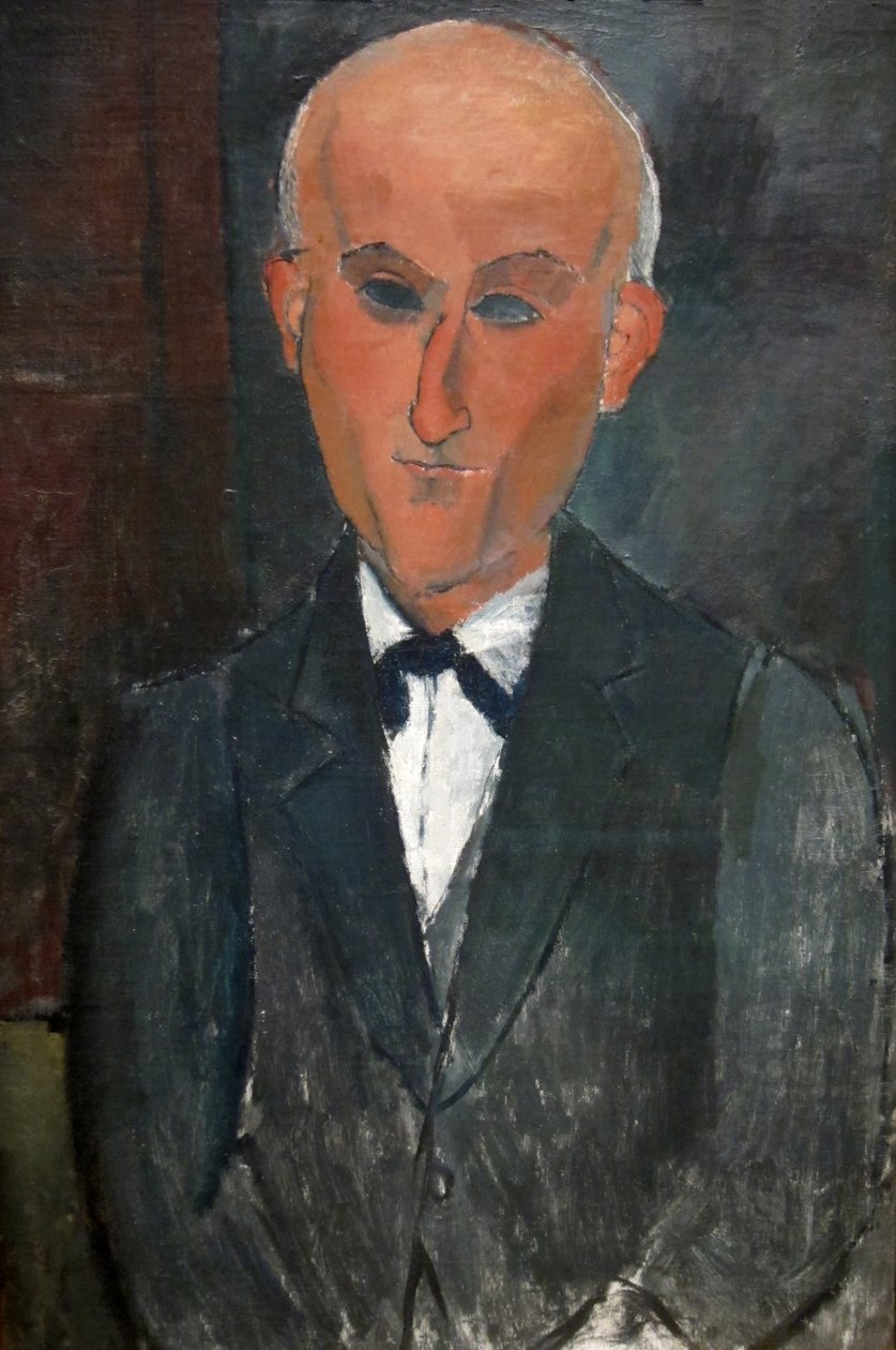 Portræt af den franske forfatter og maler Max Jacob af Amedeo Modigliani
