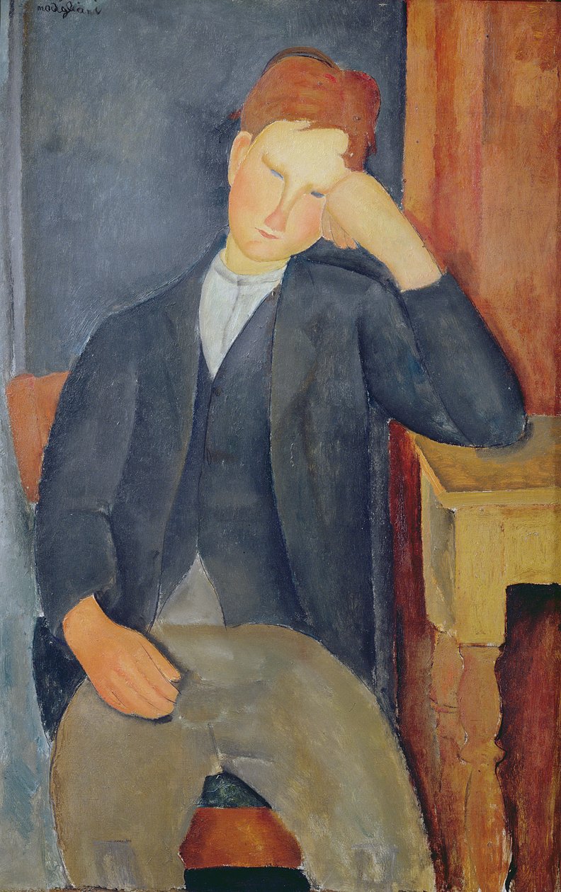 Den unge lærling, c.1918-19 af Amedeo Modigliani