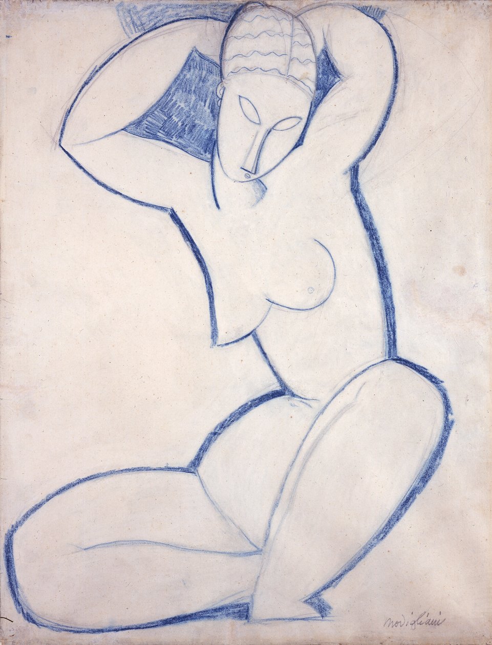 Caryatid af Amedeo Modigliani