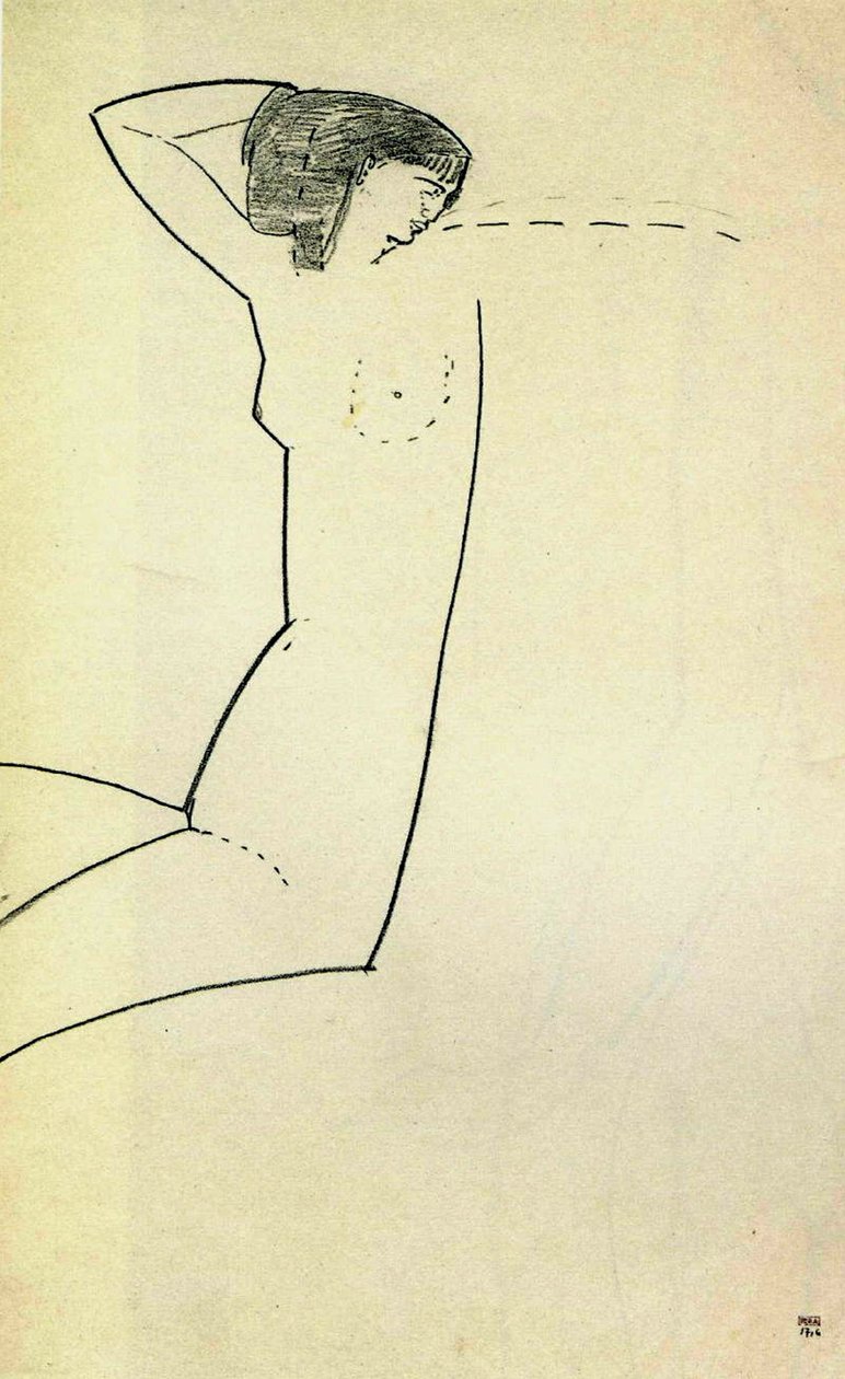 Anna Ekmatova, ೧೯೧೧ af Amedeo Modigliani