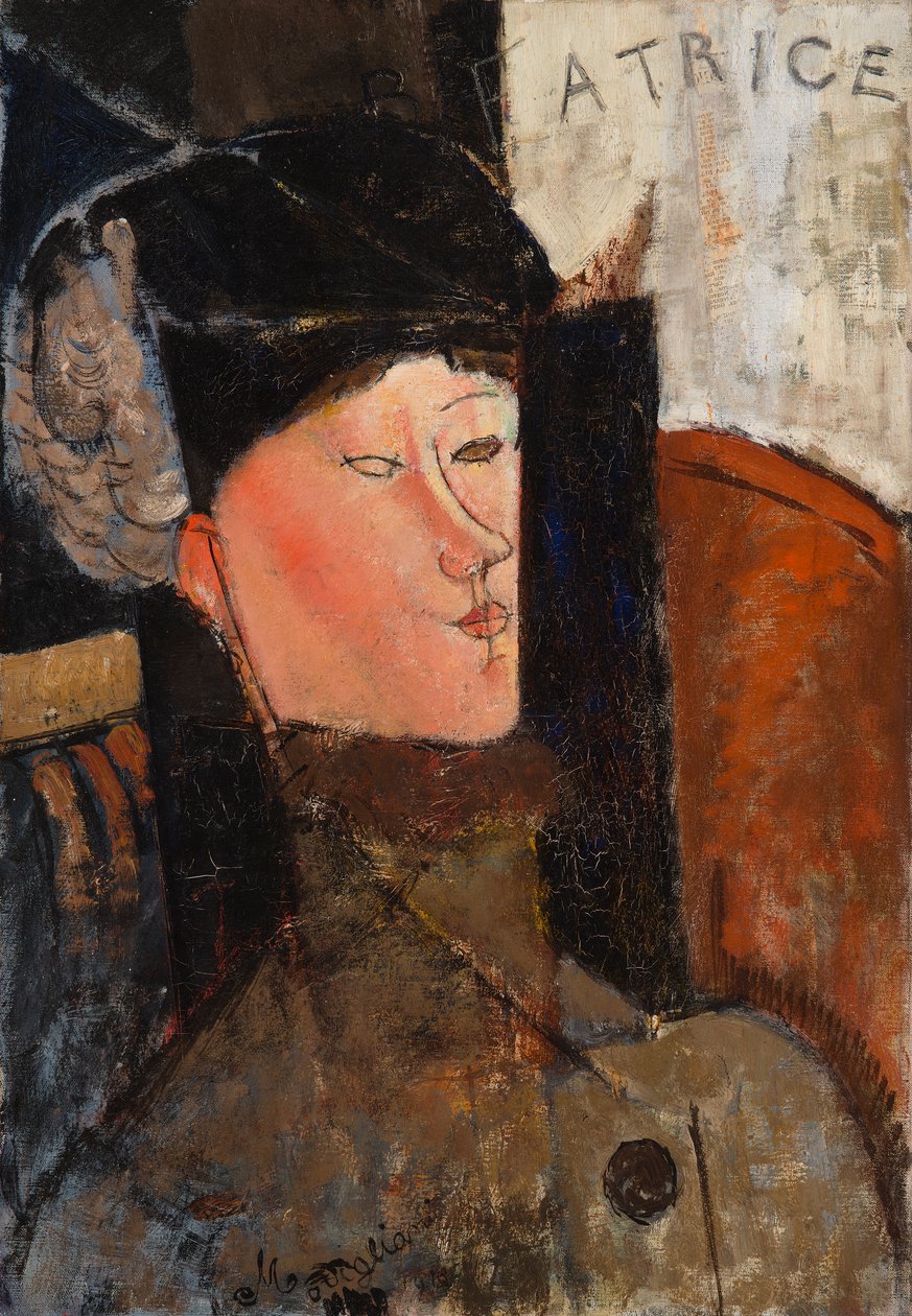 Beatrice (Portræt af Beatrice Hastings) af Amedeo Modigliani