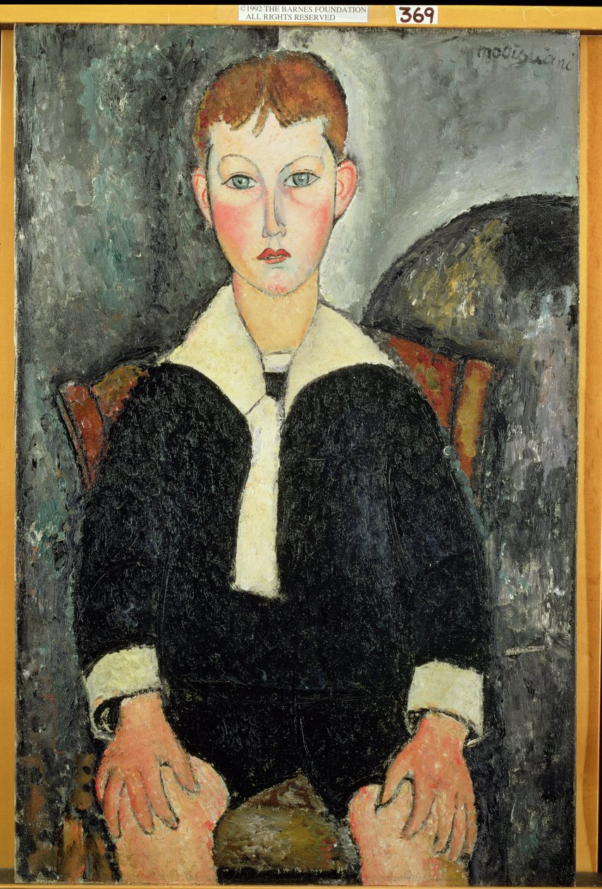 Dreng i sømandsdragt af Amedeo Modigliani