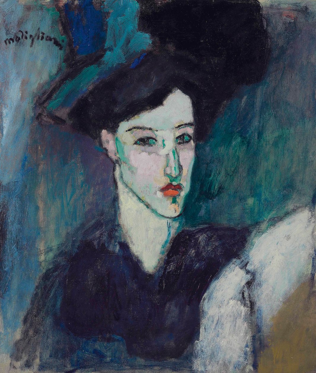 Tysk: Jødinden Jødinden af Amedeo Modigliani