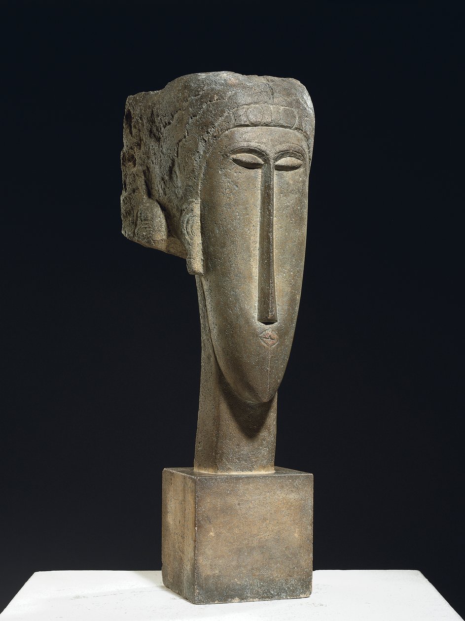 Hoved af Amedeo Modigliani