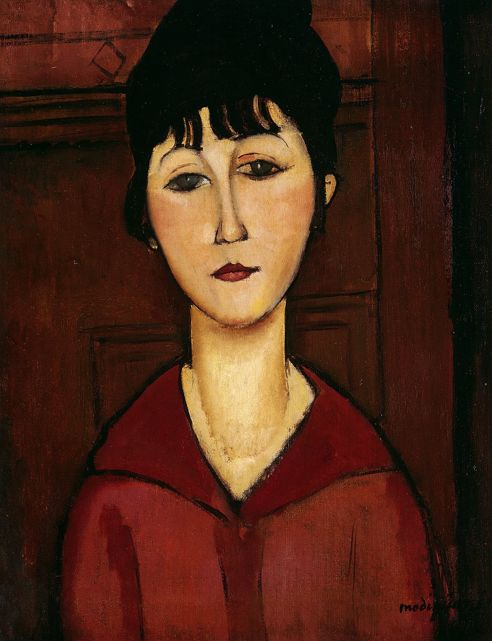 Leder af en ung pige, 1916 af Amedeo Modigliani