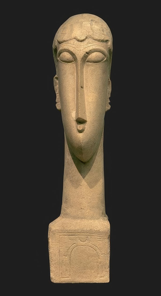 Hoved af en kvinde af Amedeo Modigliani