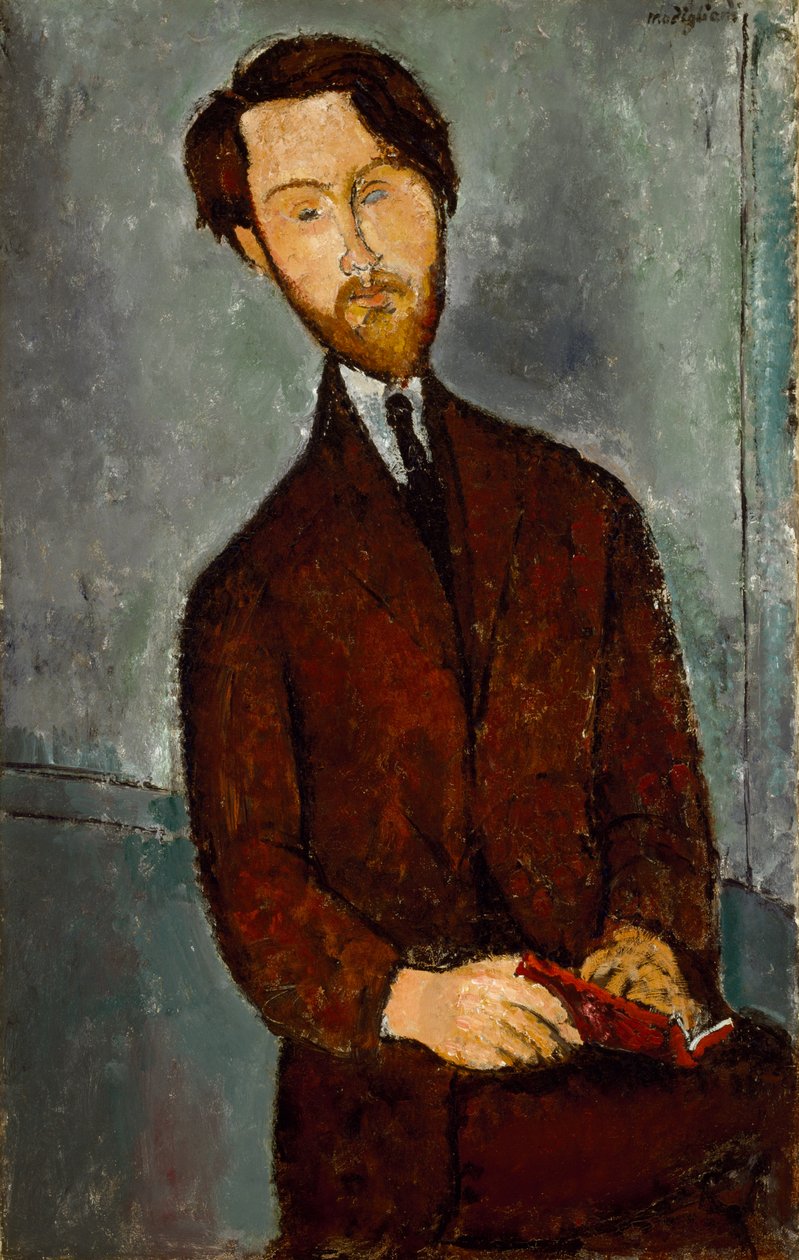 Leopold Zborowski, ca. 1916 af Amedeo Modigliani
