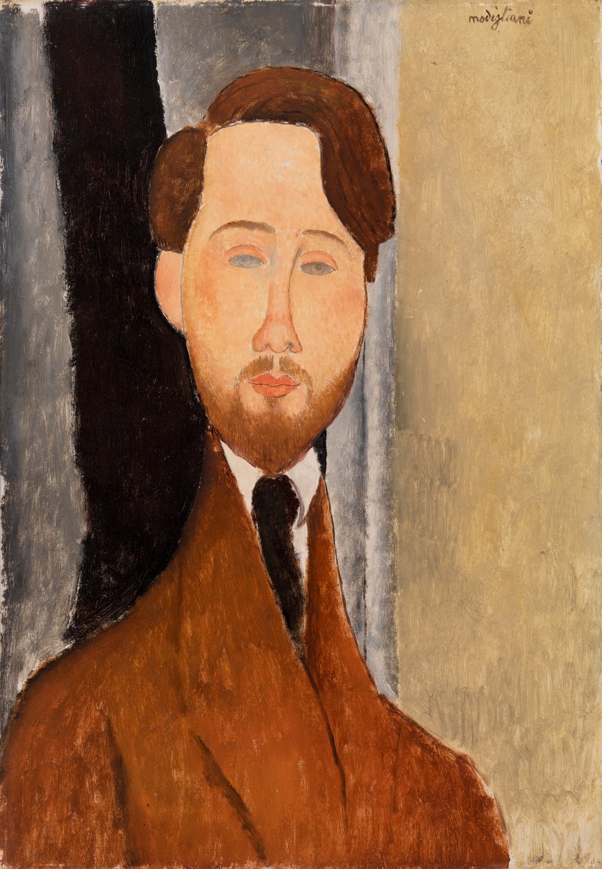 Léopold Zborowski af Amedeo Modigliani