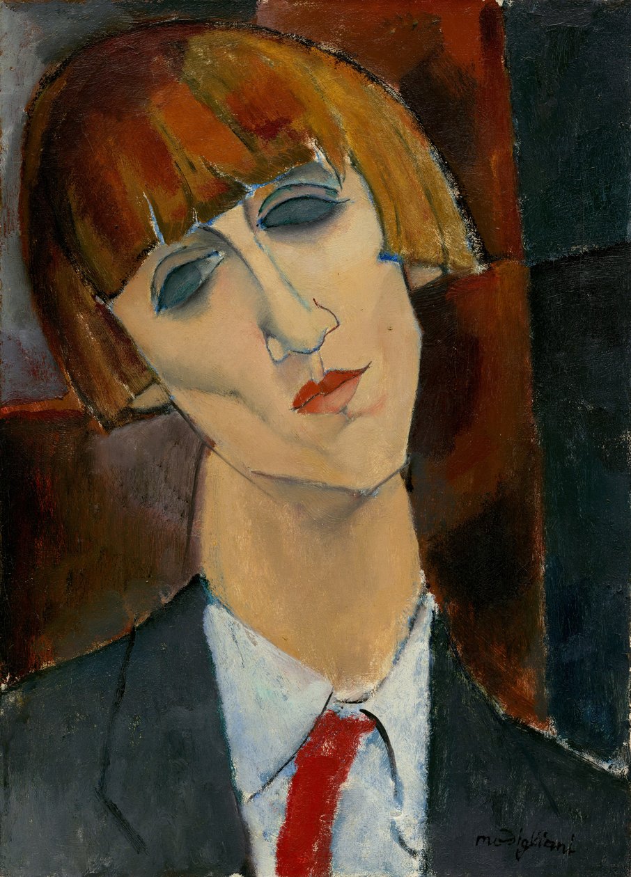 Madame Kisling, ca. 1917 (olie på lærred) af Amedeo Modigliani