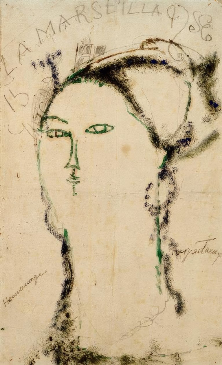 Madame Othon Friesz (La Marseillaise) af Amedeo Modigliani