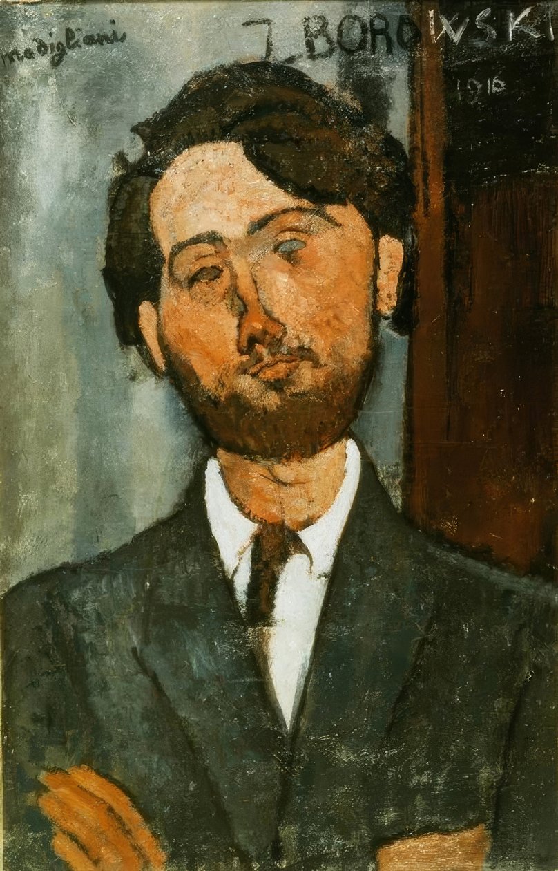 Portræt af Leopold Zborowski af Amedeo Modigliani