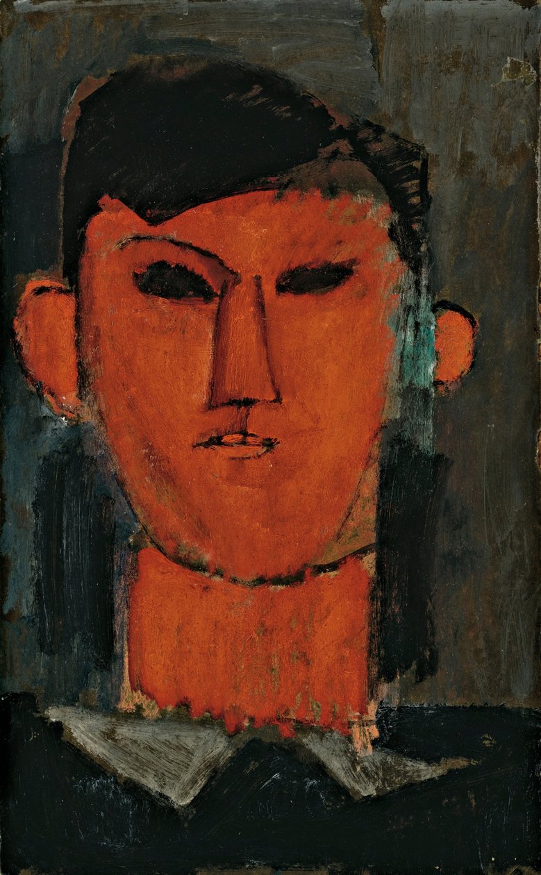 Portræt af Pablo Picasso, ca. 1915. af Amedeo Modigliani