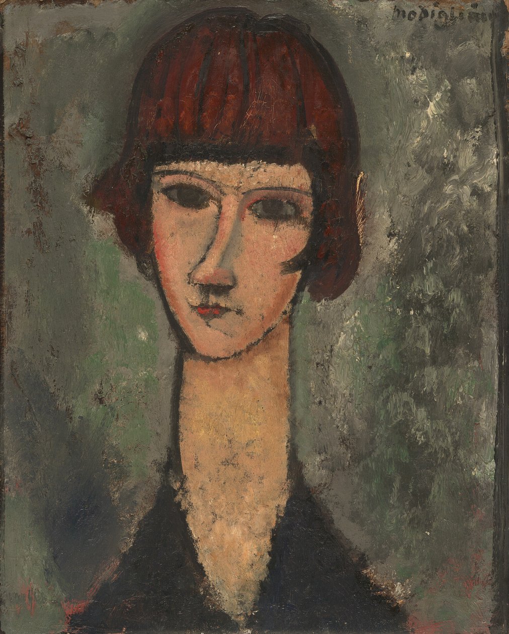 Portræt af en kvinde af Amedeo Modigliani