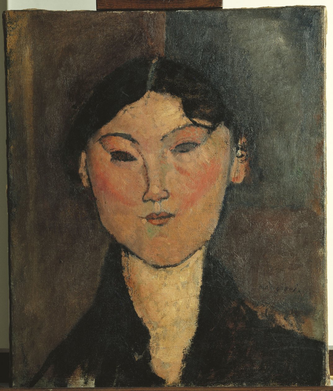 Portræt af en kvinde af Amedeo Modigliani