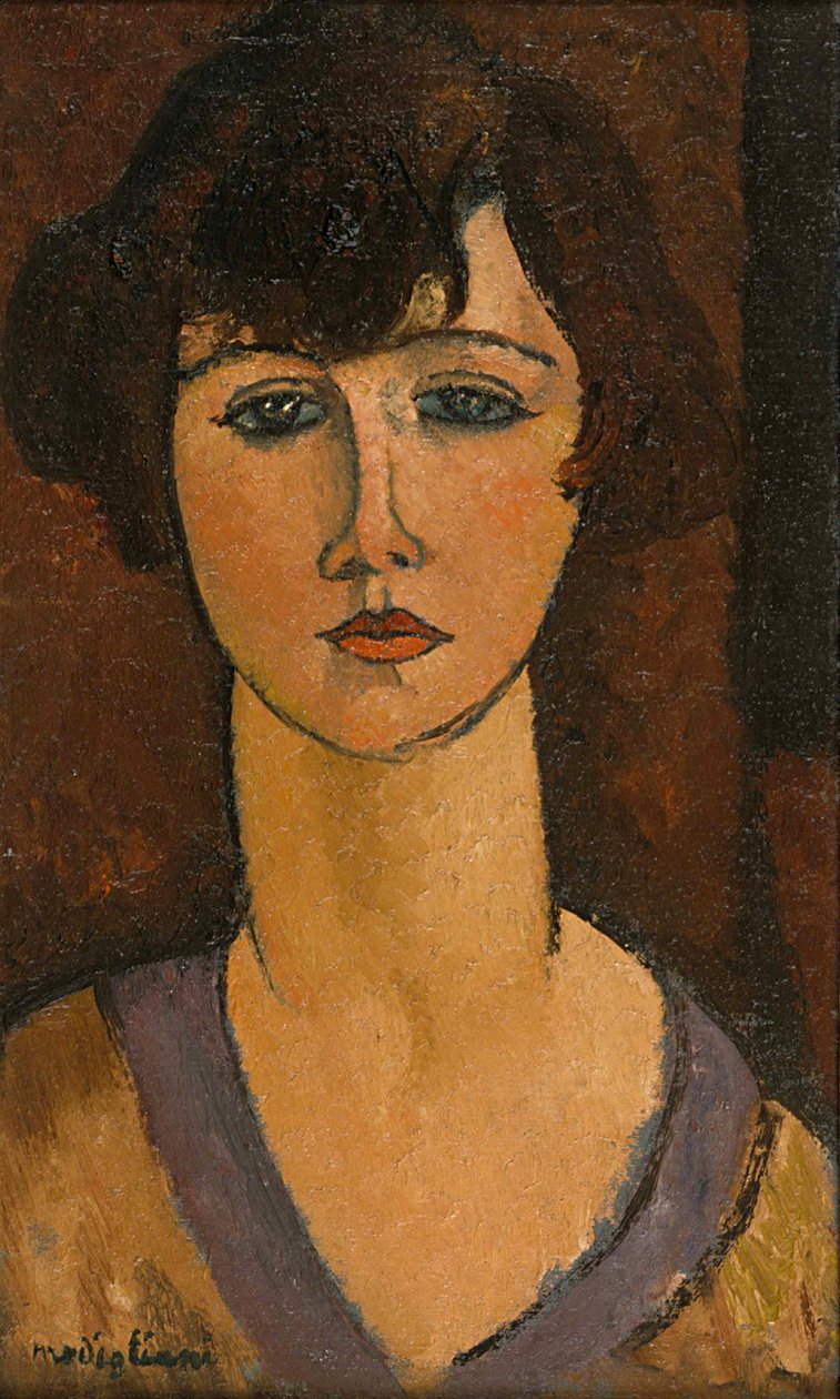 Portræt af Elisabeth Fuss-Amoré af Amedeo Modigliani
