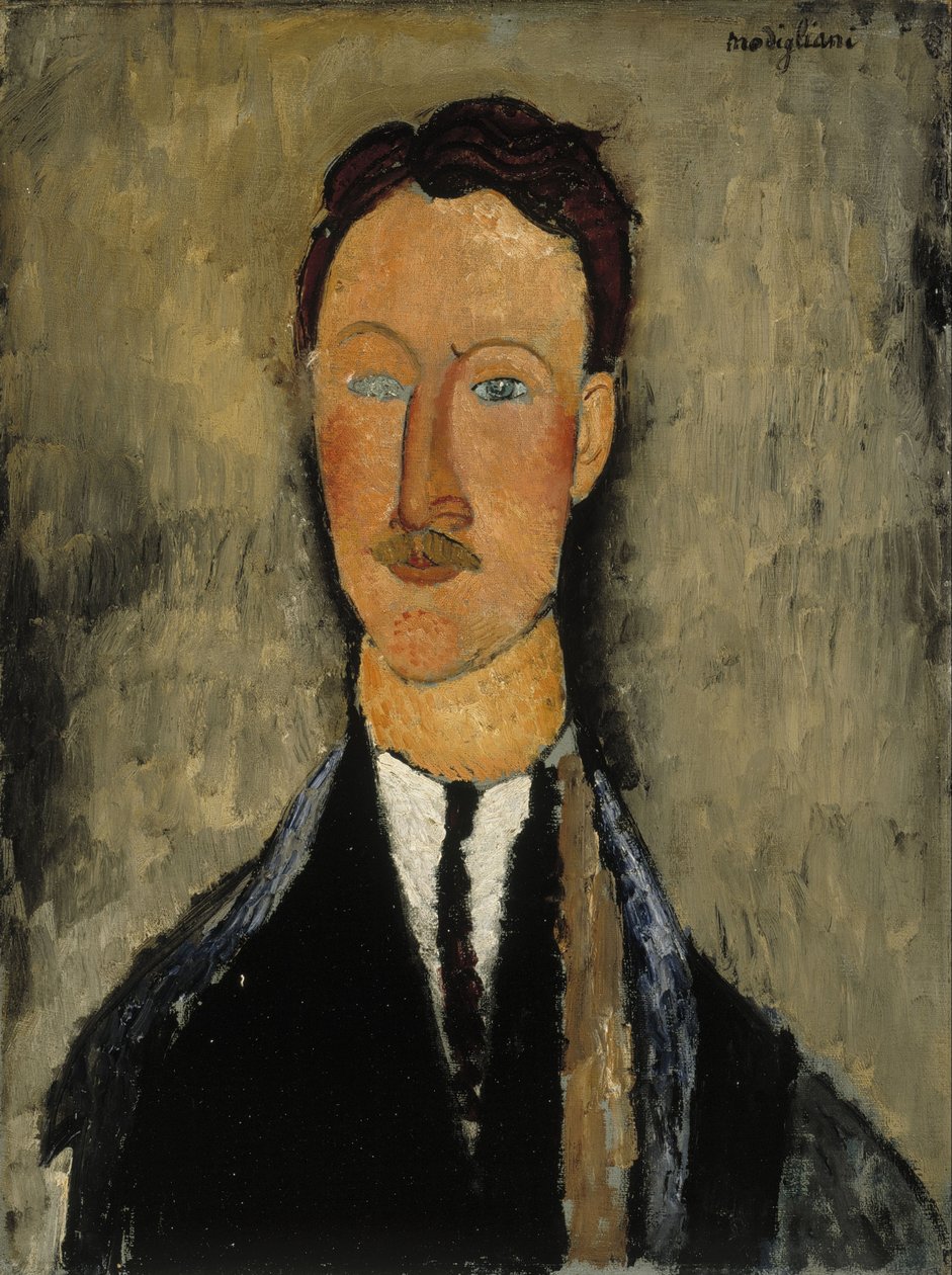Portræt af kunstneren Léopold Survage af Amedeo Modigliani