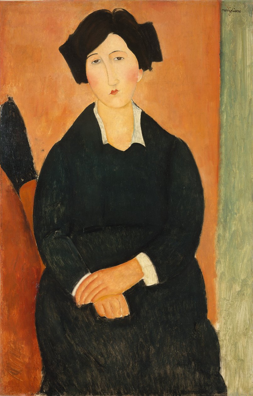 Den italienske kvinde, 1917 af Amedeo Modigliani