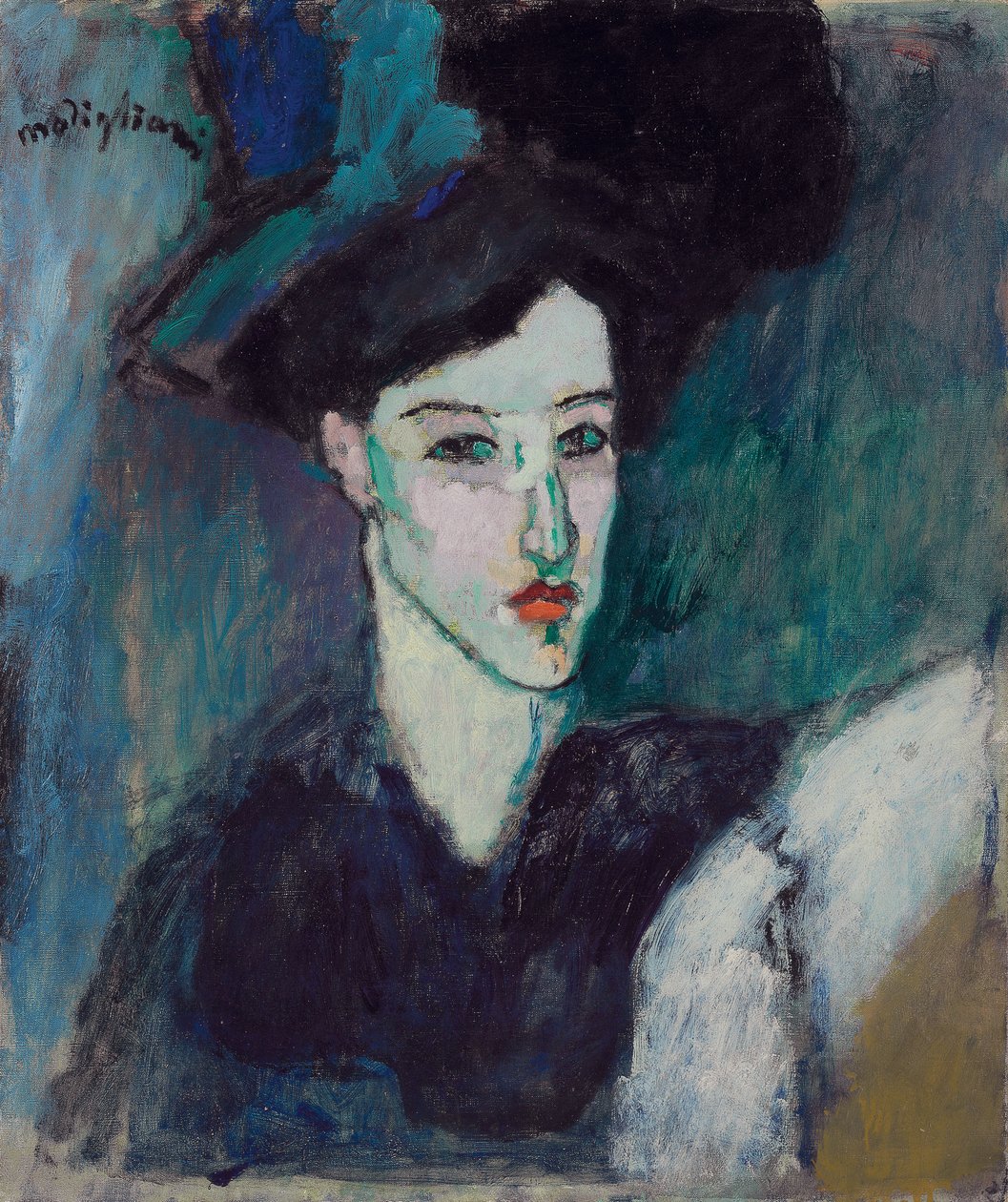 Jødinden; La Juive, ca. 1907-1908 af Amedeo Modigliani
