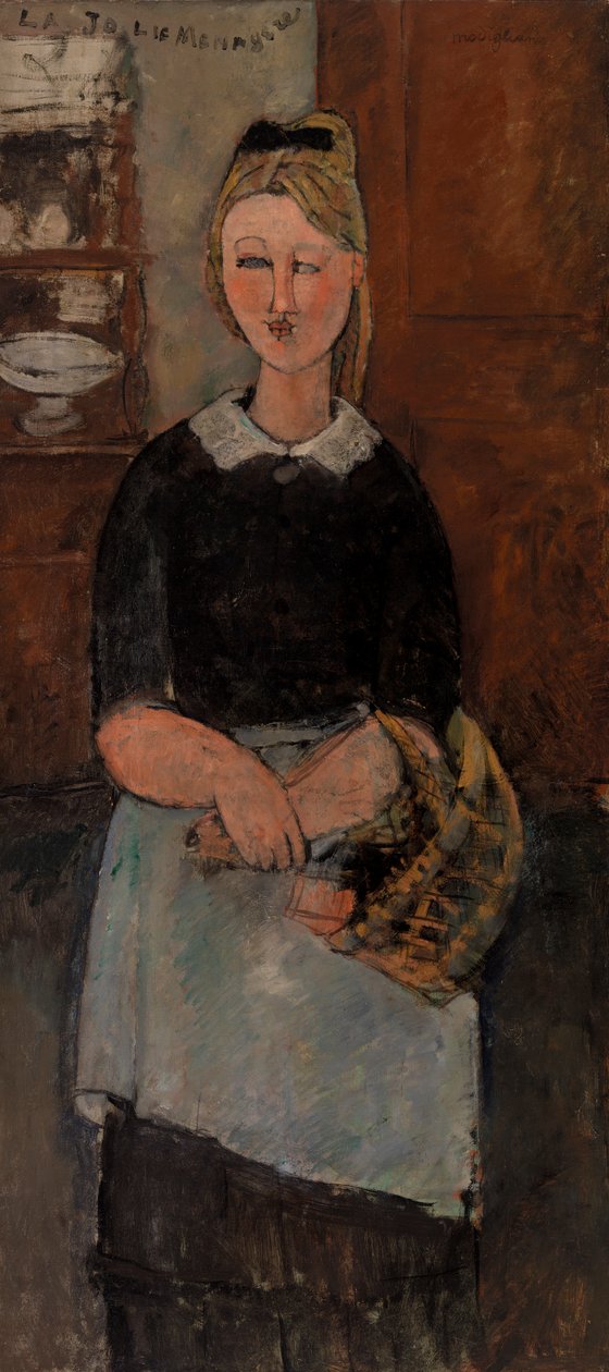 The Pretty Housewife (La Jolie ménagère) af Amedeo Modigliani