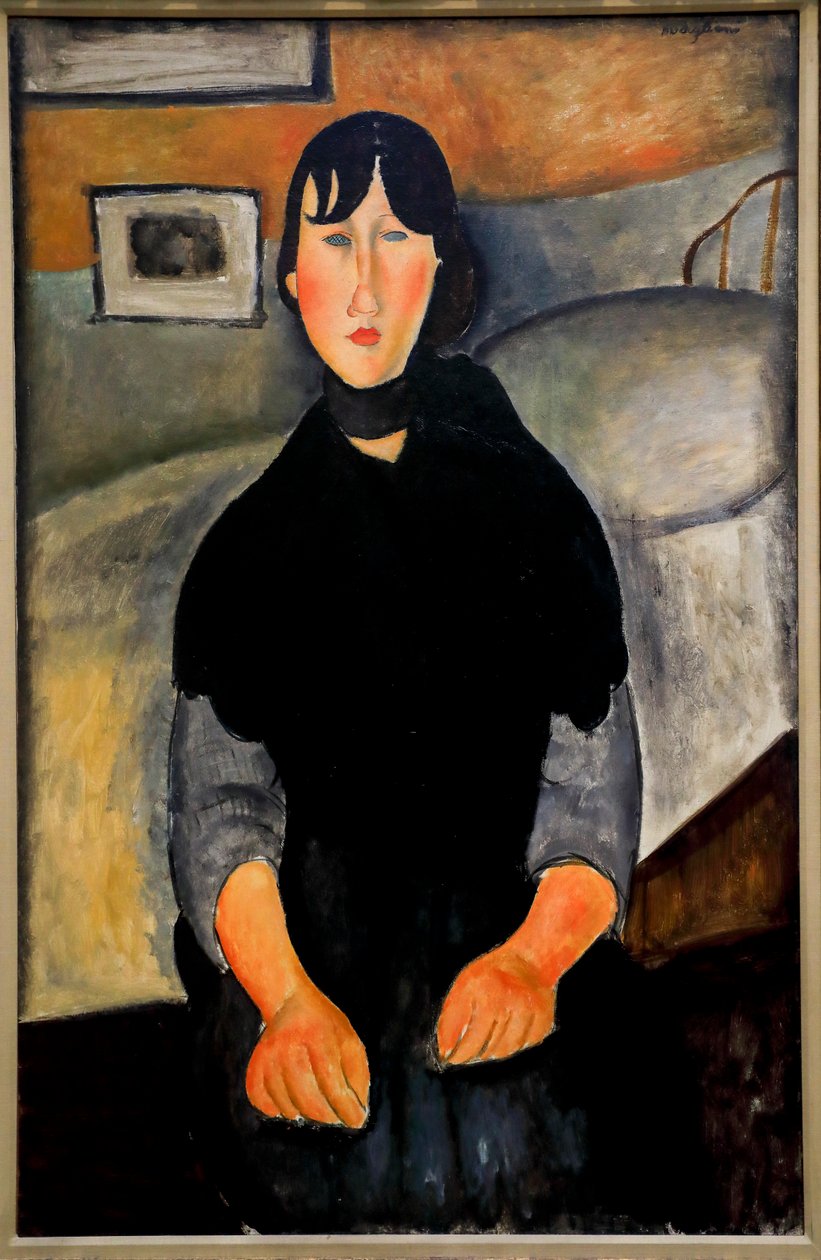 Ung kvinde af folket af Amedeo Modigliani