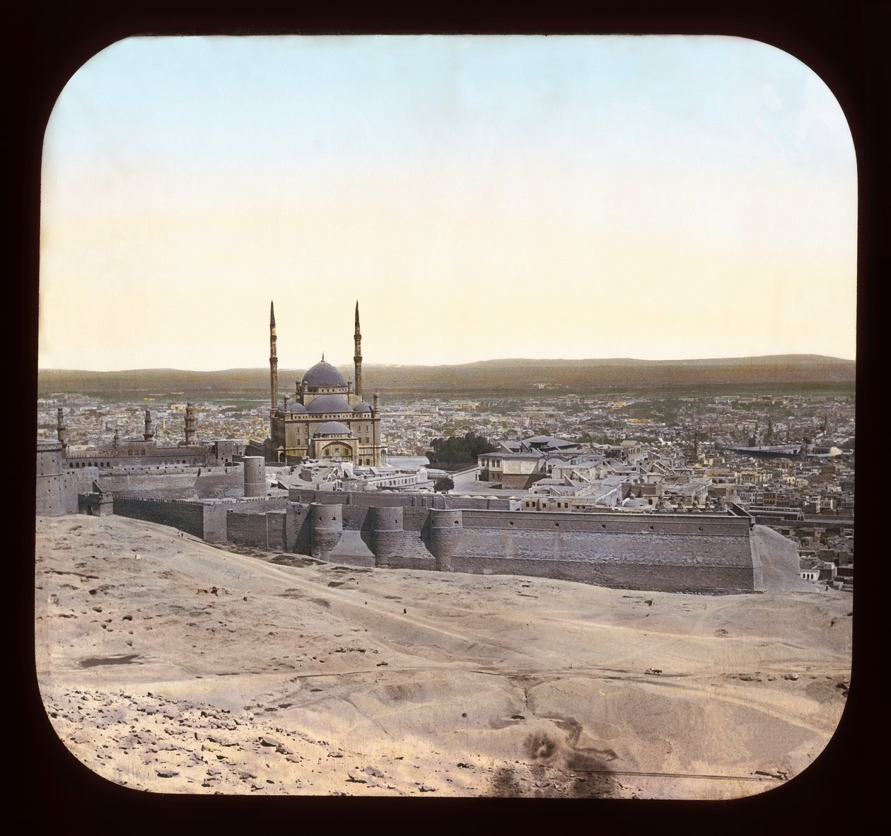 Egypten - Kairo fra Mokattam Hills (lanternerutsjebane) af American Photographer