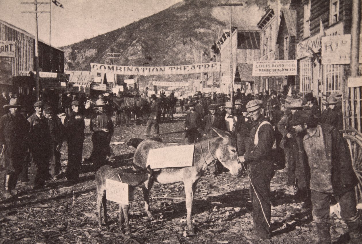 Front Street, Dawson, ca. 1898 af American Photographer