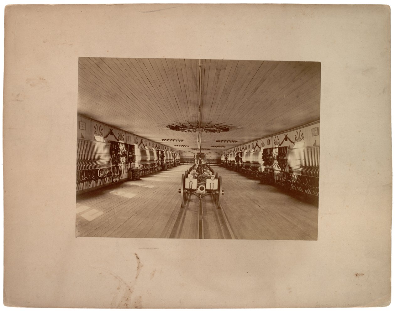 Inside of Armward, ca. 1870 (sepiafoto) af American Photographer