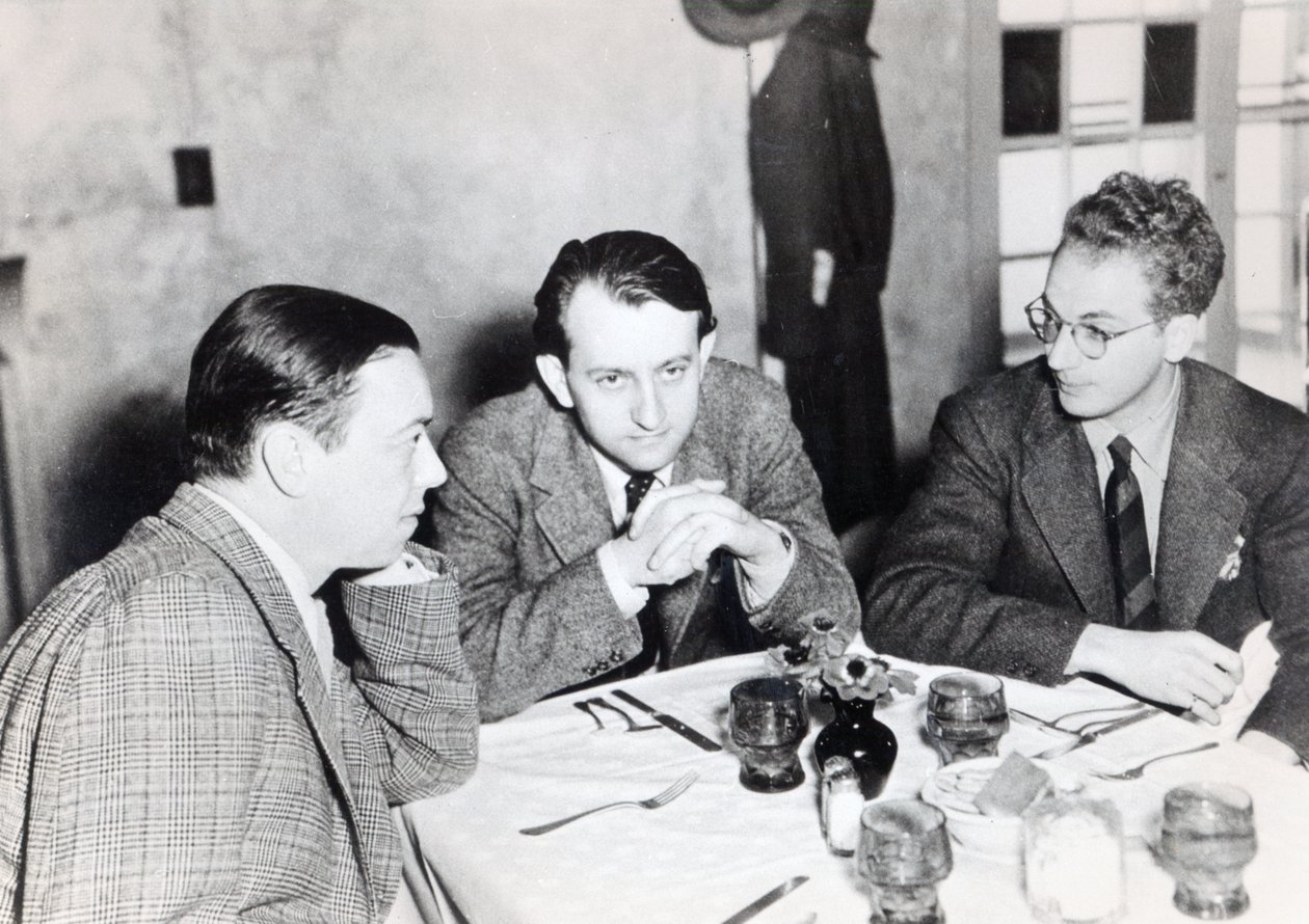 Robert Florey, Andre Malraux og Clifford Odets, 1937 af American Photographer