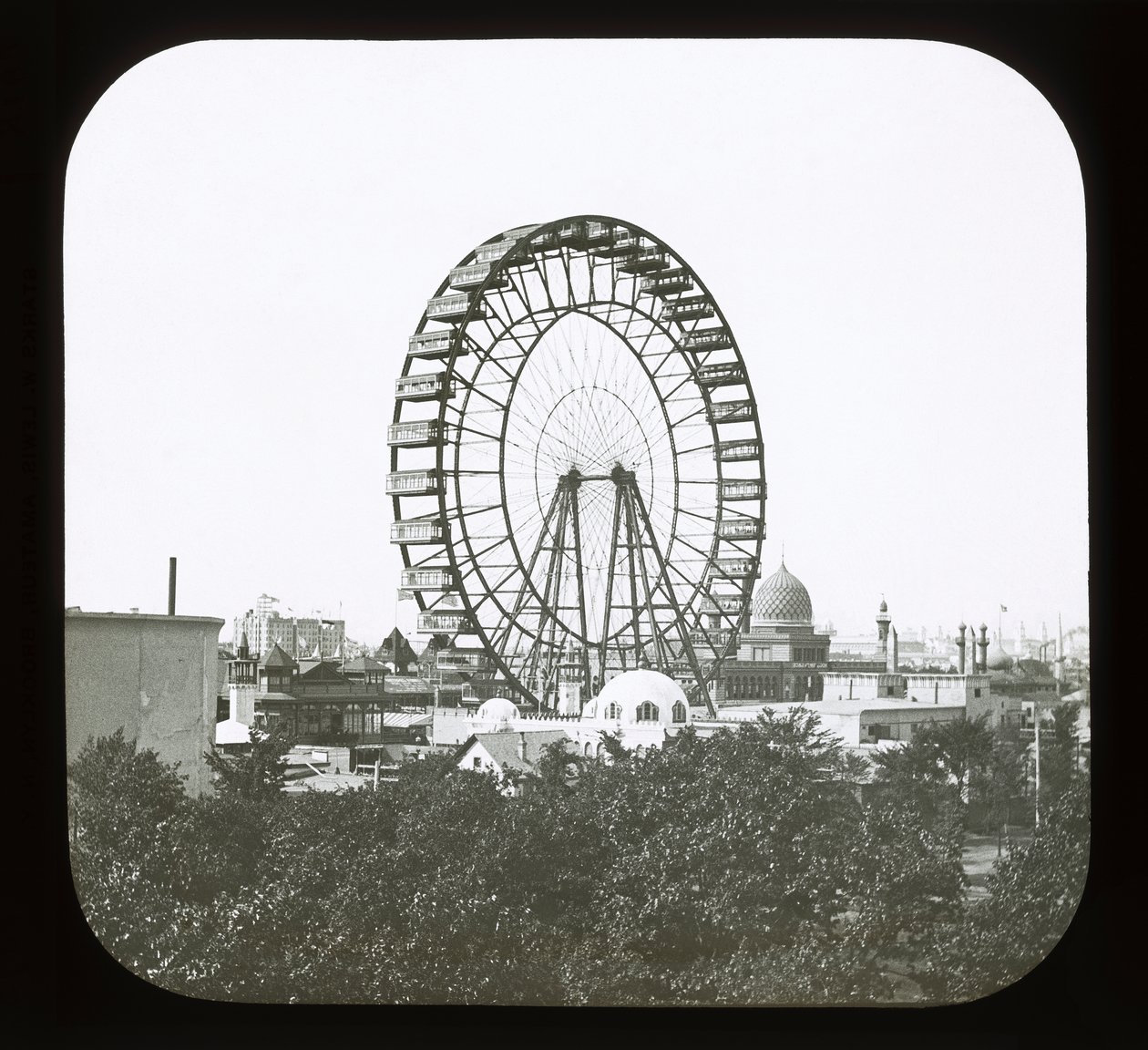 Verdens colombianske udstilling: Pariserhjul, Chicago, 1893 (lanternerutsjebane) af American Photographer