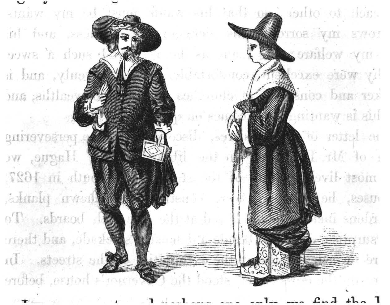 Pilgrimskostume, fra 