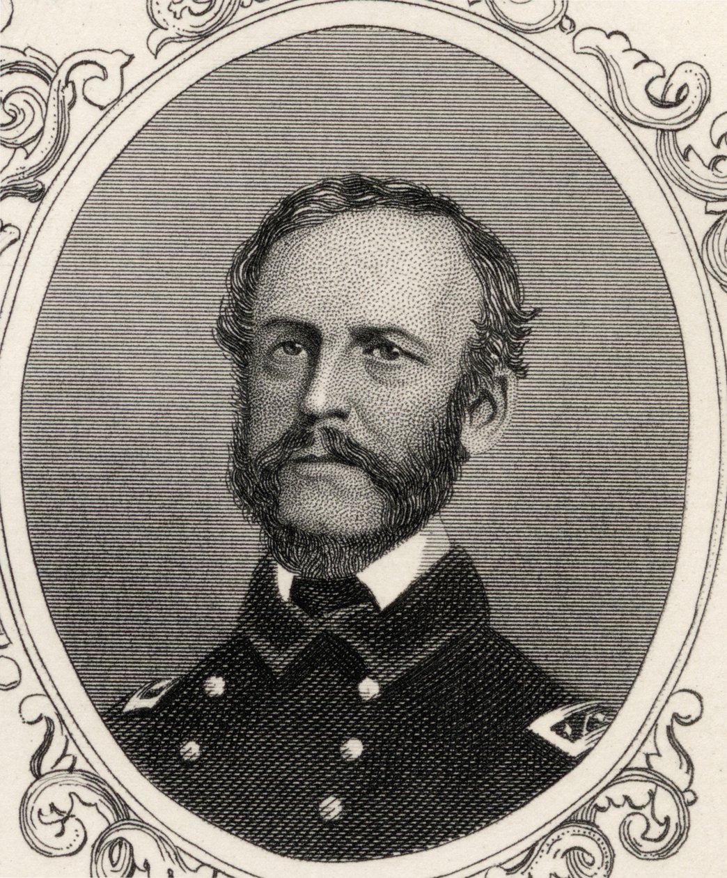 Portræt af John Adolphus Bernard Dahlgren (1809-70) af American School