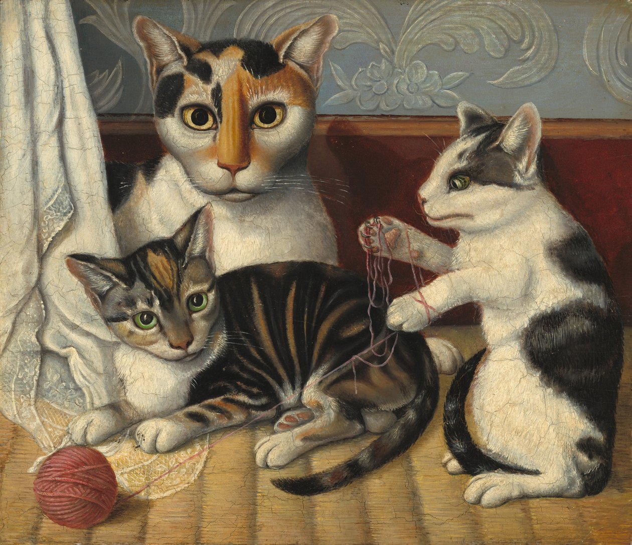 Kat og killinger af American 19th Century