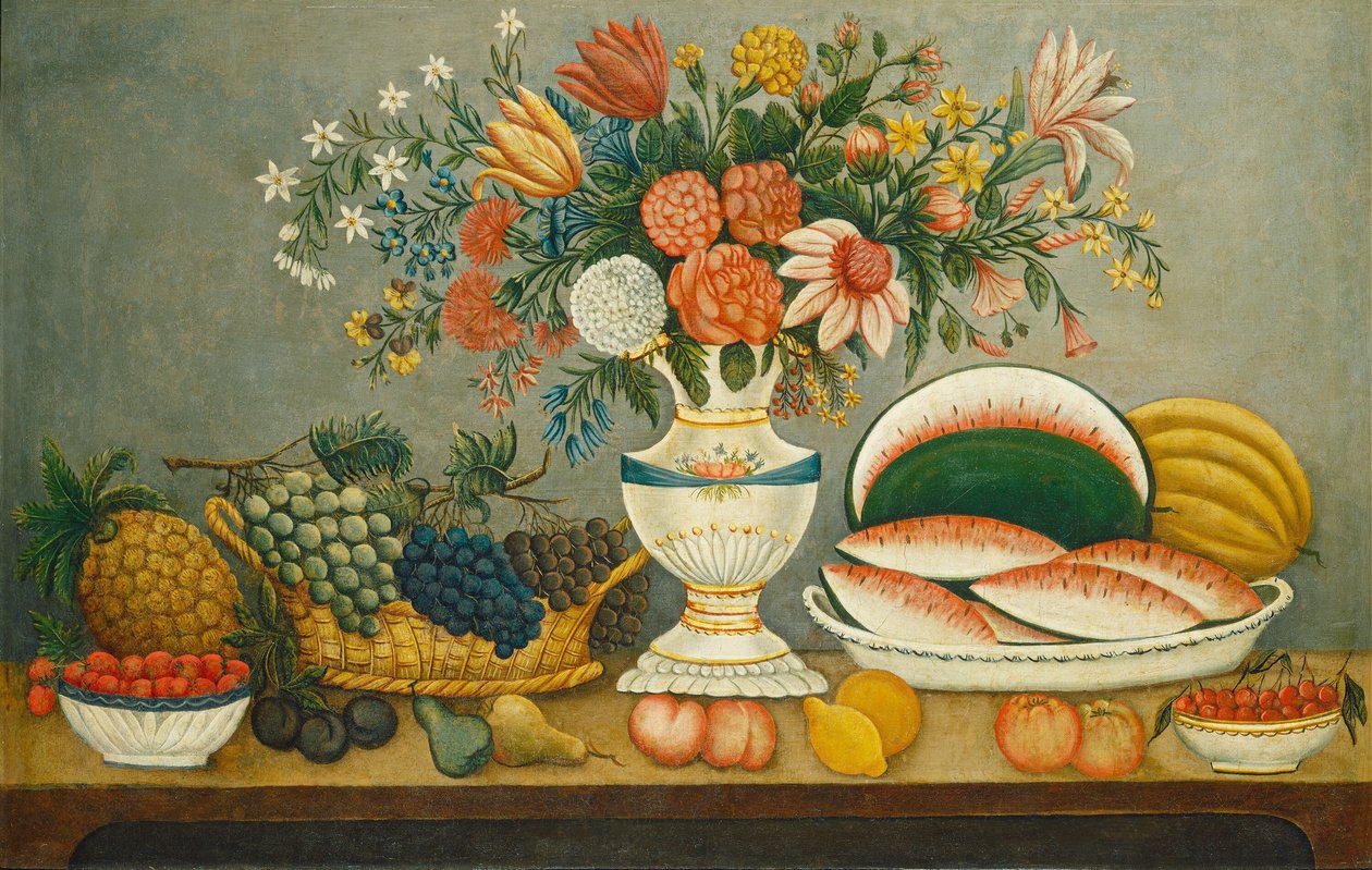 Frugt og Blomster af American 19th Century