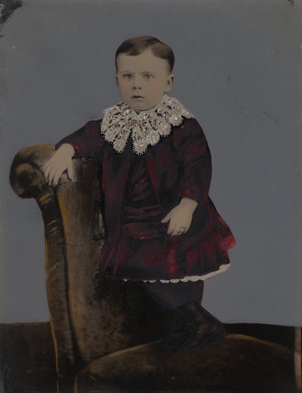 Portræt af en dreng af American 19th Century
