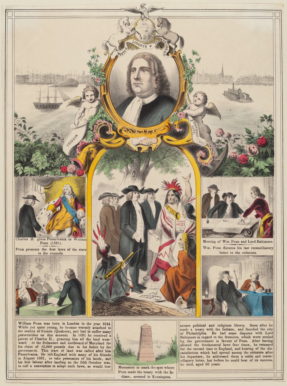 William Penns historie af American 19th Century