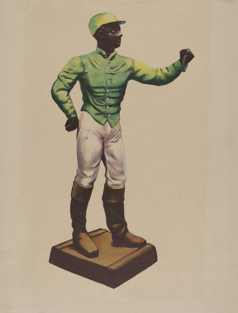 Jockey Hitching Post af American 20th Century