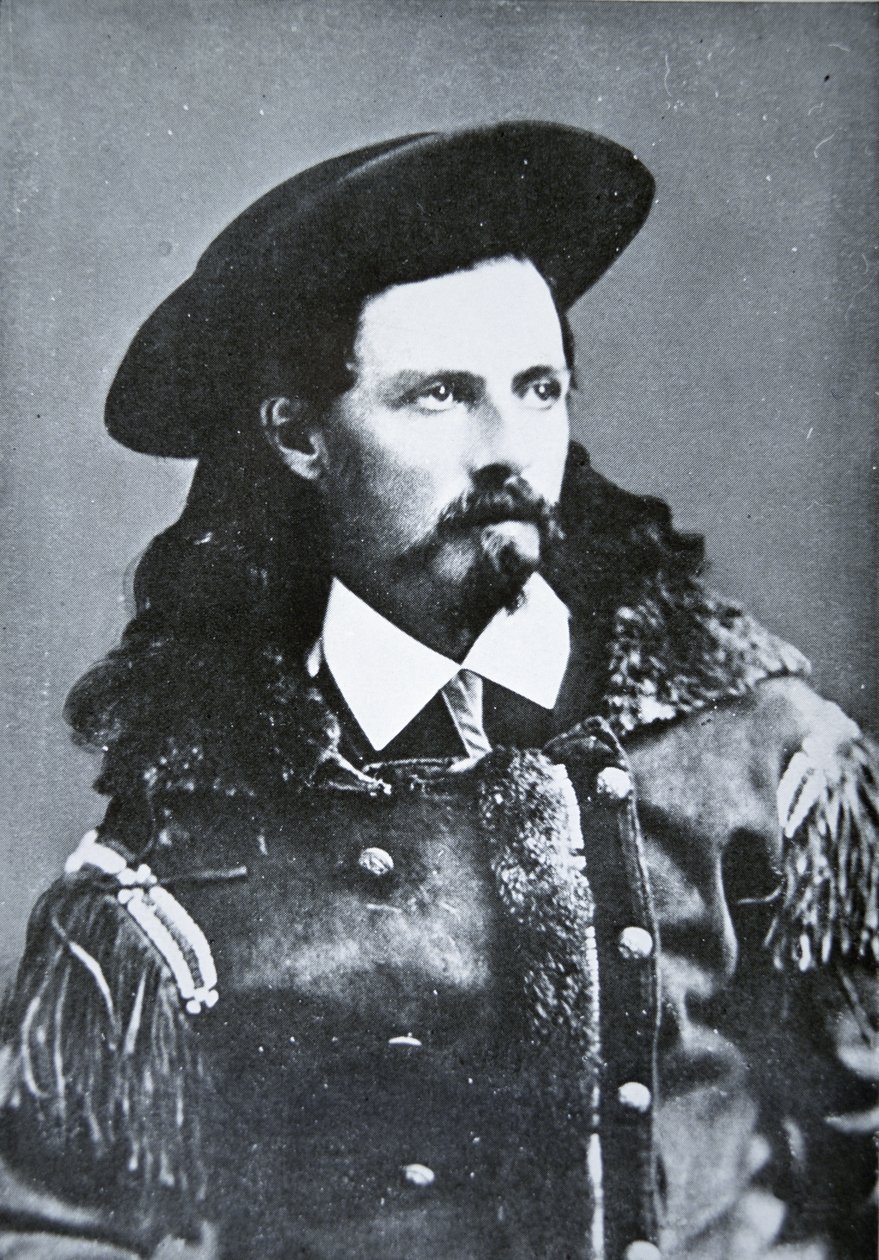Buffalo Bill Cody (1846-1917) 1869 (s/h-billede) af American Photographer