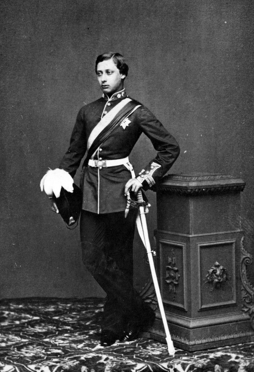 H.R.H Prinsen af Wales, ca. 1860 af American Photographer