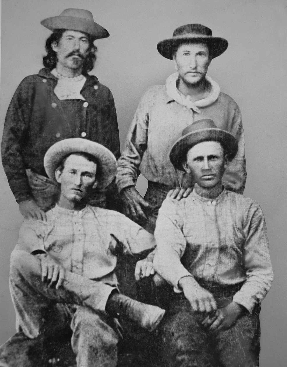 Pony Express-ryttere, ca. 1860 (s/h-billede) af American Photographer