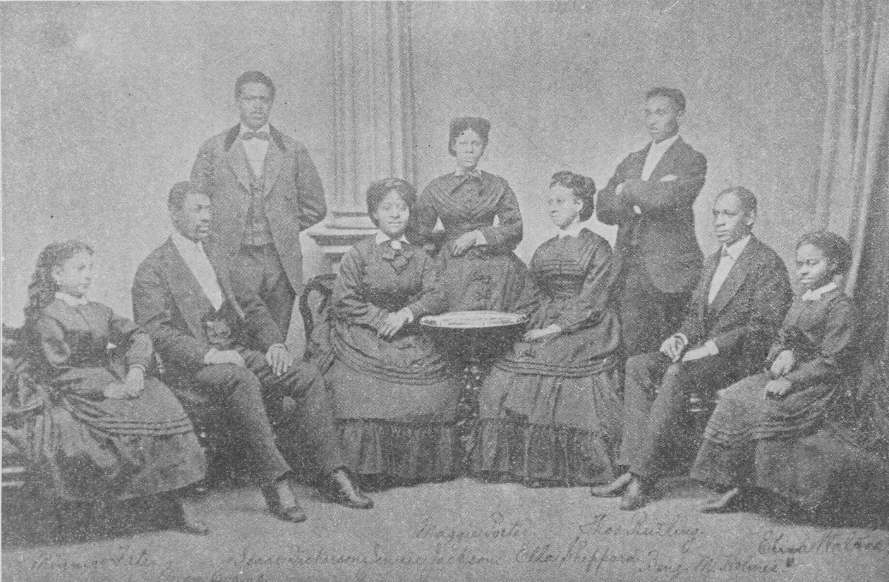 The Original Jubilee Singers, c.1870sdani af American Photographer