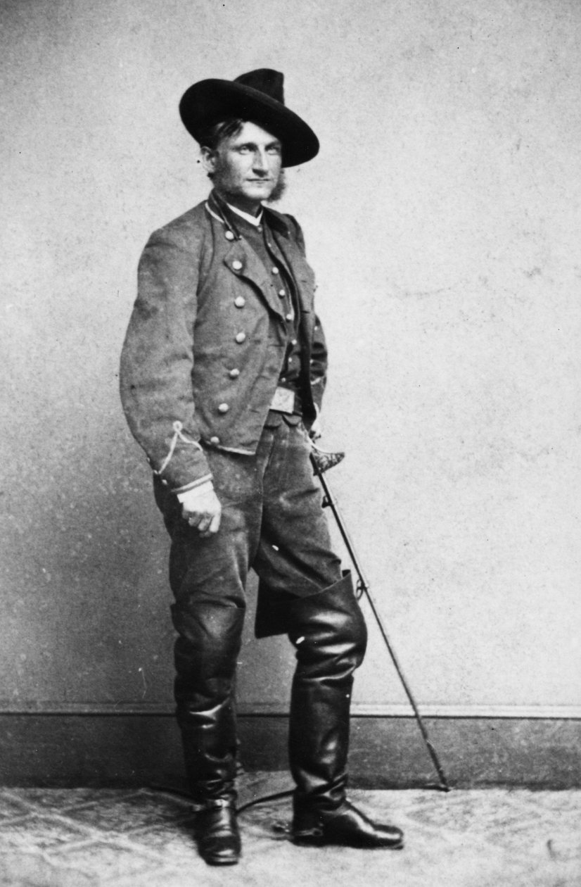 Unionens kavalerigeneral Hugh Judson Kilpatrick, ca. 1860