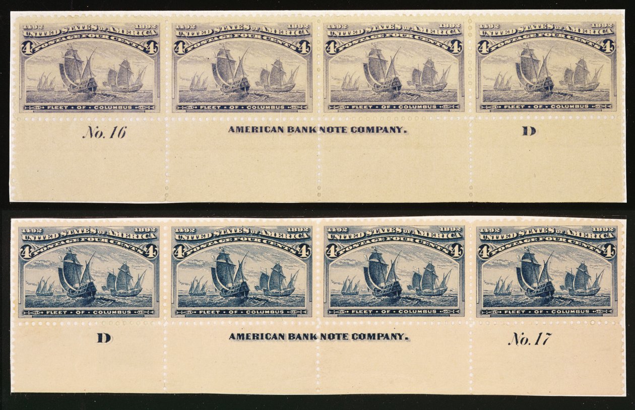4-cent flåde af Columbus af American School