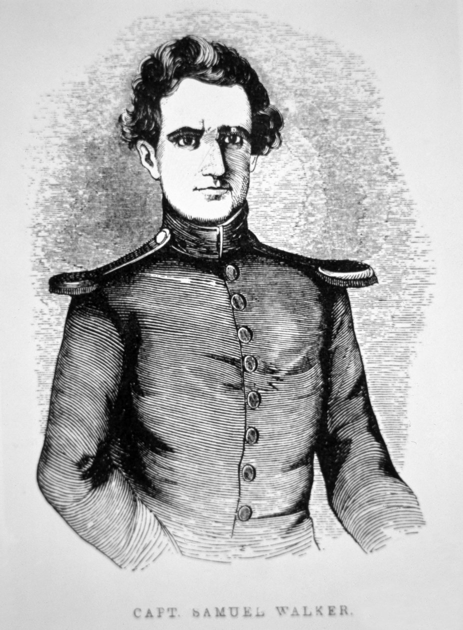 Kaptajn Samuel Walker (1815-47) 1847 (gravering) af American School